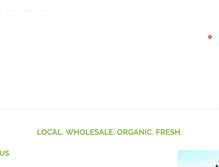 Tablet Screenshot of paradiseorganicfarms.com